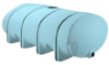 4035 Gallons Horizontal Plastic Tank