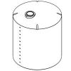 Picture of Vertical Closed Top Tank, Blue 1.9 sg - 6100 US Gallons / 2 3058 Liters