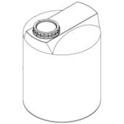 Picture of Vertical Closed Top Tank, White 1.9 sg - 600 US Gallons / 2200 Liters
