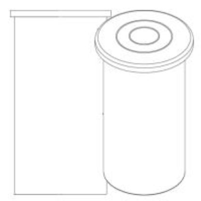 Picture of Vertical Open Top Tank, White 1.5 sg - 72 US Gallons / 270 Liters