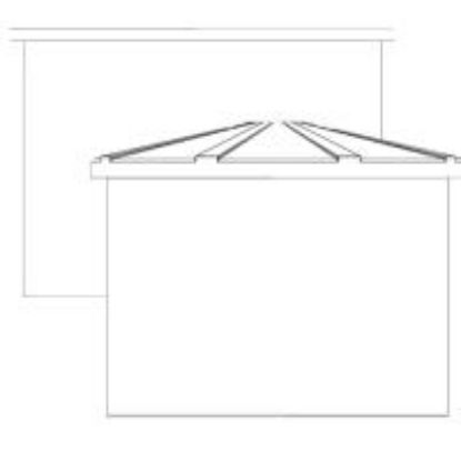 Picture of Vertical Open Top Tank, White 1.5 sg - 360 US Gallons / 1360 Liters