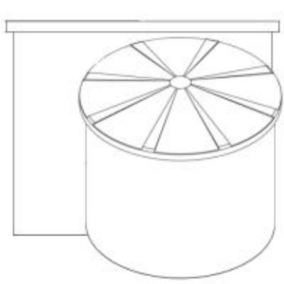 Picture of Vertical Top Tank, White 1.5 sg - 900 US Gallons / 3400 Liters