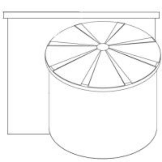Picture of Vertical Top Tank, White 1.9 sg - 900 US Gallons / 3400 Liters
