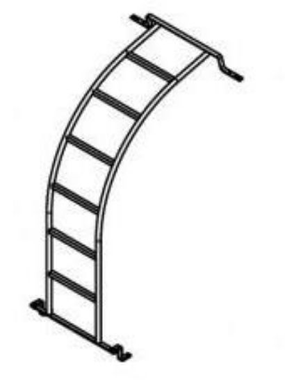 Picture of Galvanized Steel Ladder for EL Tanks of 4035 US Gallons
