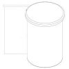 Picture of Dust Lid for OT125 Vertical Tanks