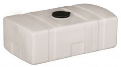 Picture of 52 US Gallons Rectangular Low Profile Tank, 1.5 sg, White