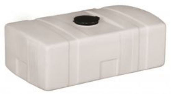 Picture of 110 US Gallons Rectangular Low Profile Tank, 1.5 sg, White