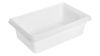 Image de **Liquidation des Unités en Stock ** Bac pour le Rangement des Aliments 18" x 12" x 6", Blanc