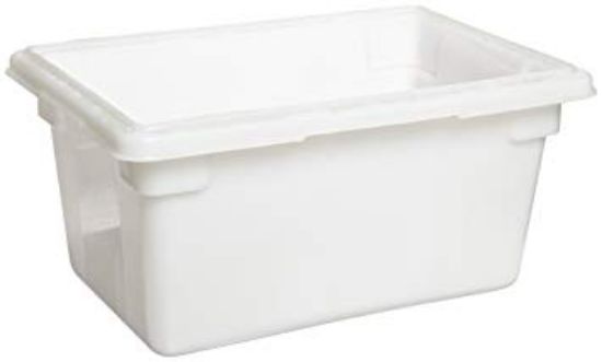 Image de Bac pour le Rangement des Aliments 18" x 12" x 9", Blanc