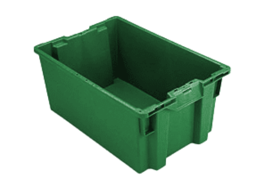 Image de Bac Grade Alimentaire  24" x 16" x 10.7", Vert