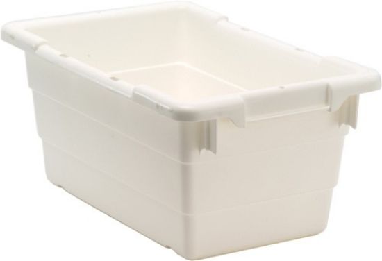 Image de ** Liquidation des Unités en Stock** Bac Empilable en Croisé 17" x 11" x 8", Blanc