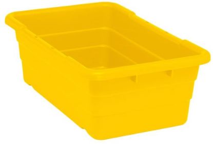 Picture of **Clearance of Units in Stock**Cross Stack Tub 25" x 16" x 9", Yellow