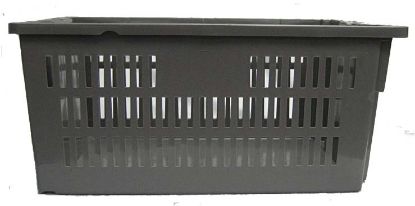 Image de Bac Ajouré Grade Alimentaire 24" x 16" x 7.1", Gris