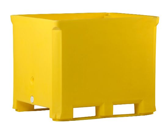 Picture of Triple Wall Bin 40" x 48" x 40", Yellow