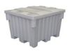 Picture of Plastic Pallet Boxes- Tapered Walls 42" x 48" x 30", Gray