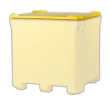 Picture of Lid for PE1050, 42 x 48 Pallet Boxes, Yellow
