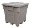 Picture of Plastic Pallet Boxes- Tapered Walls 44" x 44" x 46", Gray