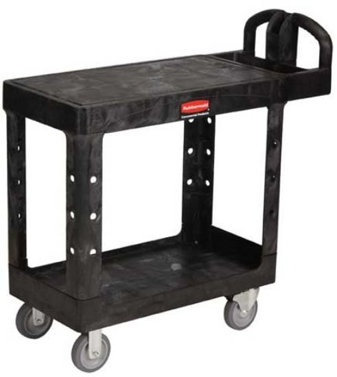 Picture of Utility Shelf Cart 19" x 38" x 33", Black