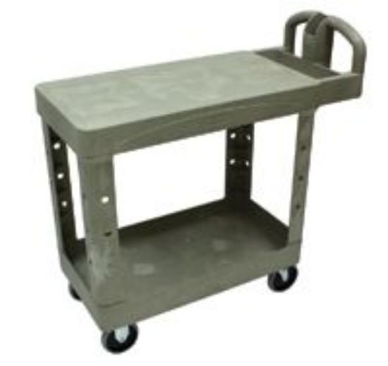 Picture of Utility Shelf Cart 19" x 38" x 33", Beige
