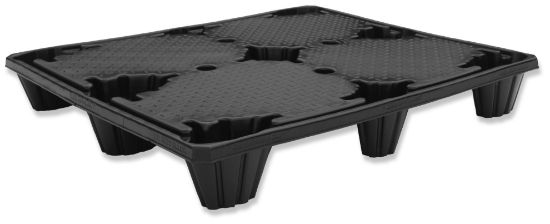 Picture of Distribution Nestable Plastic Pallet 40" x 48", Black