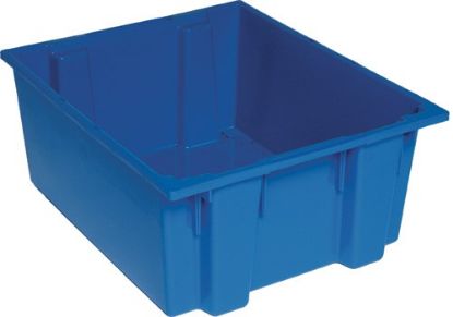 Image de ** LIQUIDATION DES UNITÉS EN STOCK ** Bac Grade Alimentaire 24" x 20" x 10", Bleu