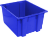 Image de ** LIQUIDATION DES UNITÉS EN STOCK ** Bac Grade Alimentaire 24" x 20" x 13", Bleu