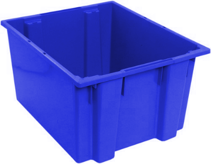 Image de ** LIQUIDATION DES UNITÉS EN STOCK ** Bac Grade Alimentaire 24" x 20" x 13", Bleu