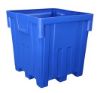 Picture of Plastic Pallet Boxes- Tapered Walls 44" x 44" x 46", Blue