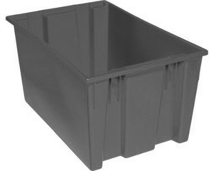 Image de ** LIQUIDATION DES UNITÉS EN STOCK ** Bac Grade Alimentaire 30" x 20" x 15", Gris