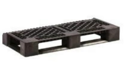 Picture of **Clearance of Units in Stock** Industrial RX Plastic Pallet 20" x 48" Vented Deck, Black