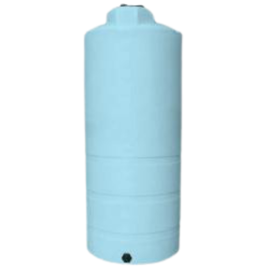 Picture of 1050 US Gallons Vertical Closed Top Tank, 1.9 sg, Blue