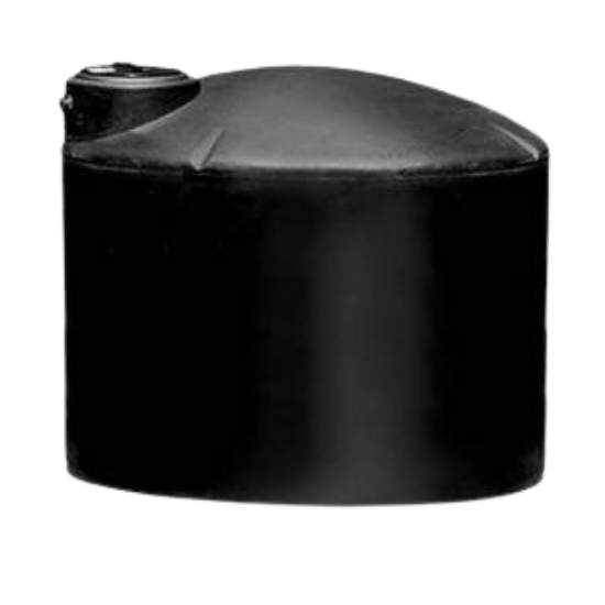 Picture of 2100 US Gallons Vertical Closed Top Tank, 1.5 sg, Black