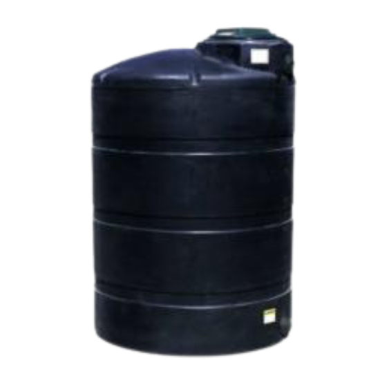 Picture of 500 US Gallons Vertical Closed Top Tank, 1.5 sg, Black
