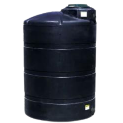 Picture of Vertical Closed Top Tank, Black 1.5 sg - 1000 US Gallons / 3785 Liters