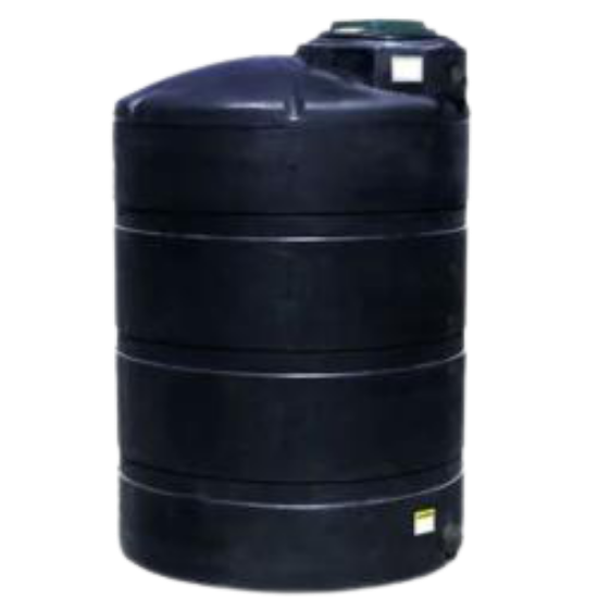 Picture of Vertical Closed Top Tank, Black 1.5 sg - 1000 US Gallons / 3785 Liters