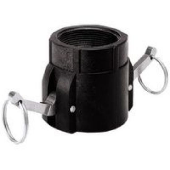 Image de Adaptateur 3" Camlock Femelle x Fileté Femelle NPT en Polypropylène Renforcé