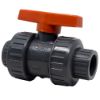 Picture of 3/4’’ PVC Ball Valve, Male x Fem Thread or Socket Ends, EPDM O-Ring