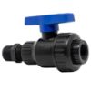 Image de Valve à Bille 3/4" Fileté Mâle x Femelle NPT en Polypropylène avec Joint EPDM