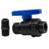 Image de Valve à Bille 1/2" Fileté Mâle x Femelle NPT en Polypropylène avec Joint EPDM