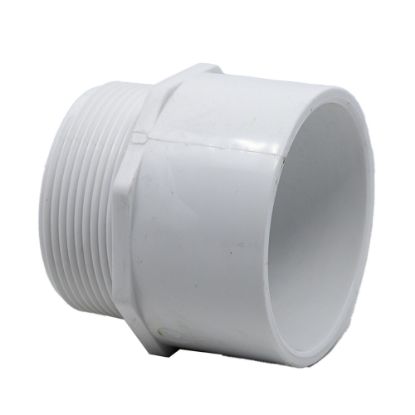 Picture of 2" PVC SCH40 Adapter Male NPT Thread x Socket