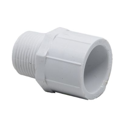 Picture of 3/4" PVC SCH40 Adapter Male NPT Thread x Socket
