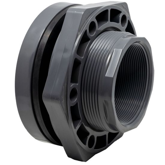 Bulkhead Fitting with EPDM Gasket