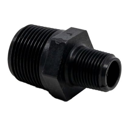 Picture of Reducing Adapter, 1" Male x 1/2" Male, Reinforced Polypropylene