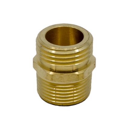 Image de Raccord 3/4" Fileté Mâle Boyau d'arrosage x Mâle NPT en Laiton 	