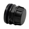Picture of 1.5" Black Drainplug for MX and Dolav Bins - Installed