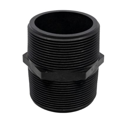 Picture of 3" Reinforced Polypropylene Pipe Nipple, Male x Male NPT Thread
