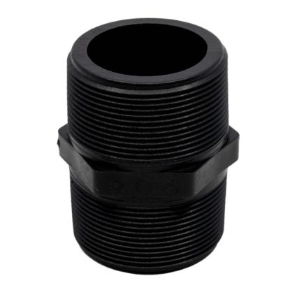 Picture of 2" Reinforced Polypropylene Pipe Nipple, Male x Male NPT Thread