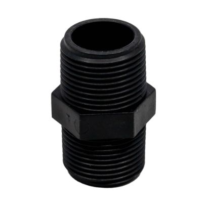 Picture of 3/4" Reinforced Polypropylene Pipe Nipple, Male x Male NPT Thread
