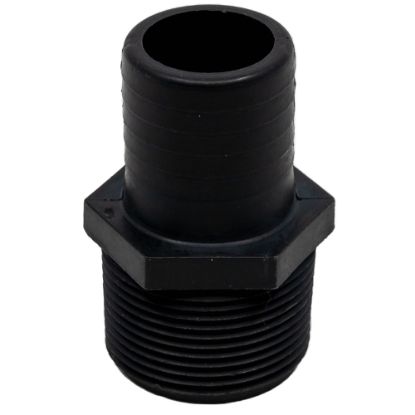 Image de Adaptateur Barbillon à Fileté Mâle NPT de 1-1/4" en Polypropylène Renforcé