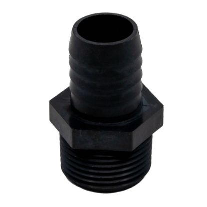 Picture of 3/4" Hose Barb Adaptor x Male NPT Thread, Reinforced Polypropylene